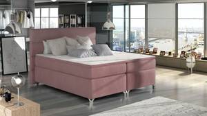 Boxspringbett ELEGANCE Rosé - Breite: 160 cm