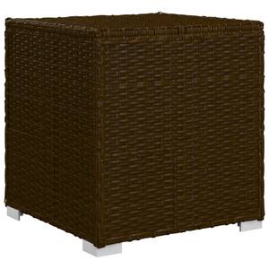 Garten-Sonnenliegen (3-teilig) Braun - Kunststoff - Polyrattan - 60 x 31 x 195 cm