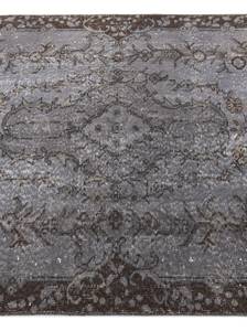 Teppich Ultra Vintage DCLXXXVI Grau - Textil - 112 x 1 x 206 cm