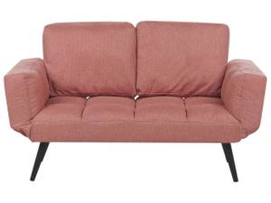 2-Sitzer Sofa BREKKE Schwarz - Pink