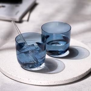 Trinkgläser-Set Like Glass 4-teilig Blau - Glas - 1 x 1 x 1 cm