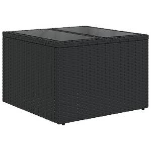 Gartensitzgruppe K1887(8-tlg) Schwarz - Massivholz - 69 x 62 x 62 cm