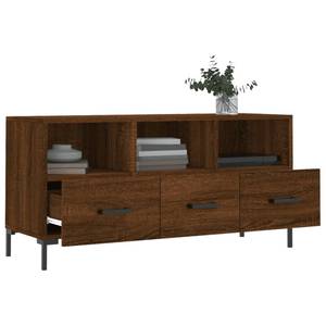 TV-Schrank D501 Eiche Schwarzbraun Dekor