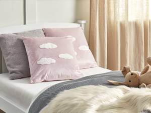 Kissen 2er Set IPOMEA Pink - Textil - 45 x 7 x 45 cm