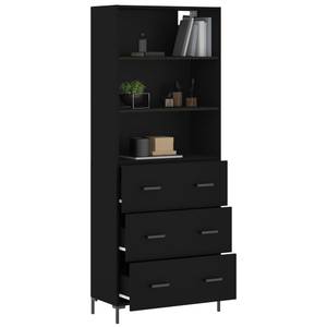 Highboard DE3411 Schwarz - Holzwerkstoff - 34 x 180 x 70 cm