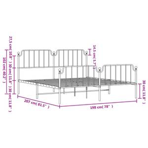 Bettgestell 3032647-4 Breite: 198 cm