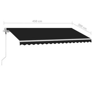 Markise 3006546-1 Grau - Metall - 300 x 300 x 450 cm