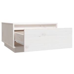 Couchtisch D307 Weiß - Massivholz - 56 x 32 x 55 cm