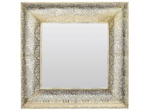 Wandspiegel PLERIN Gold - Metall - 60 x 60 x 4 cm