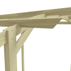 Pergola 44926 Vert - Bois massif - Bois/Imitation - 197 x 210 x 180 cm