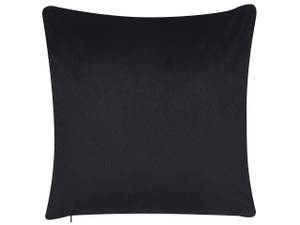 Coussin décoratif LAGURUS Noir - Orange - Blanc - Jaune - Textile - 45 x 10 x 45 cm