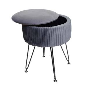 Pouf K47 Noir - Gris lumineux