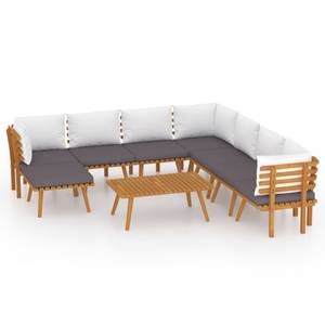 Garten-Lounge-Set Braun - Massivholz - Holzart/Dekor - 55 x 35 x 90 cm