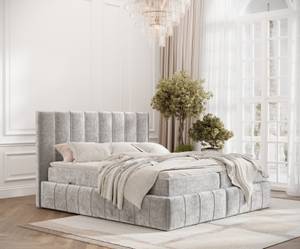 Boxspringbett Moretti Grau - Breite: 200 cm