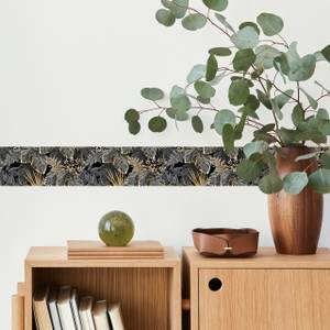 Bande Décorative FEUILLES Plantes Nature Beige - Noir - Marron - Gris - Papier - Textile - 10 x 300 x 300 cm