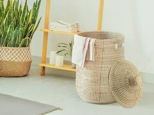 Panier JUVAMI Beige - Fibres naturelles - 39 x 71 x 39 cm