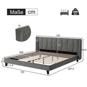 Polsterbett Nbrrtuu Ⅱ Breite: 182 cm