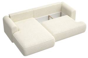 Ecksofa OVO Beige - Ecke davorstehend links - Ottomane davorstehend links