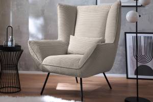 Fauteuil IVA Cordon Granit - Gris