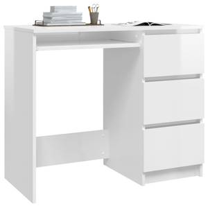 Schreibtisch V572 Hochglanz Weiß