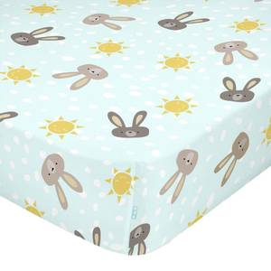 Rabbit family Spannbetttuch Textil - 4 x 90 x 200 cm