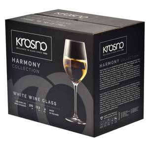 Krosno Harmony Weißweingläser (Set 6) Glas - 9 x 23 x 9 cm