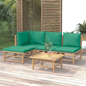 Salon de jardin 3028491-9 (lot de 5) Marron - Vert