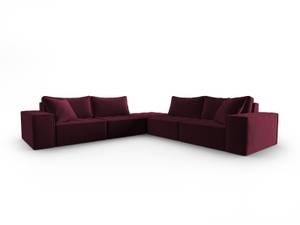 modulares Ecksofa MIKE 7 Sitzplätze Rubinrot