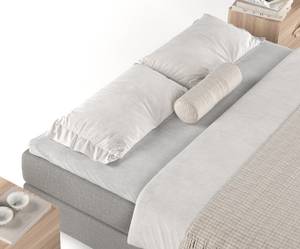 Boxspringbett Rowan Grau - Breite: 180 cm