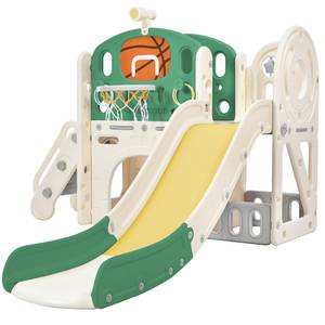 Toboggan pour enfants Mini Ⅳ Vert - Matière plastique - 36 x 56 x 111 cm