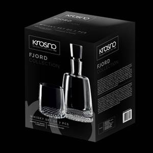 Krosno Fjord Ensemble de whisky Verre - 9 x 10 x 9 cm