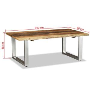 Couchtisch DESA Recyceltes Massivholz Braun - Massivholz - 100 x 38 x 60 cm