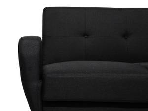 3-Sitzer Sofa FLORLI Schwarz - Eiche Hell