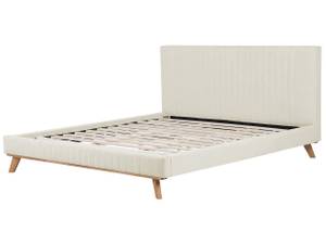 Doppelbett TALENCE Beige - Creme - Eiche Hell - Breite: 198 cm