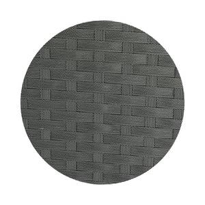 Paravent en nylon noir 4 panneaux Textile - 45 x 180 x 1 cm