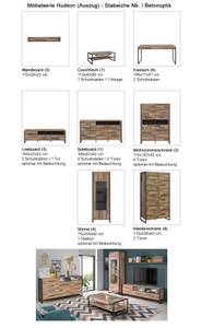 Schrank Hudson 2 Braun - Holzwerkstoff - 110 x 152 x 42 cm