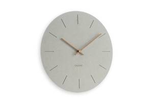 Horloge murale design THE PLAIN. Gris - Bois manufacturé - 29 x 29 x 1 cm