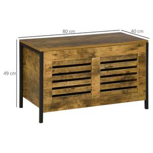 Aufbewahrungstruhe 838-225 Braun - Holzwerkstoff - 40 x 49 x 80 cm