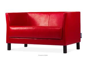 ESPECTO Sofa 2-Sitzer Rot - 130 x 67 cm