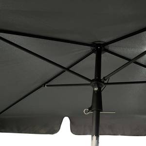 Parasol de jardin FLOKS Noir - Gris foncé