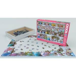 Puzzle Tea Hutch 1000 Teile Papier - 26 x 6 x 36 cm