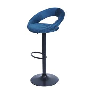 Tabouret de bar F46 (lot de2) Bleu pétrole