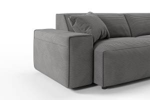 Sofa RANI 3-Sitzer Cord Grau