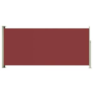 Auvent latéral 3012298-2 Rouge - Textile - 300 x 140 x 1 cm