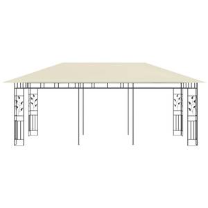 Gartenpavillon 3005303 Creme - Tiefe: 600 cm