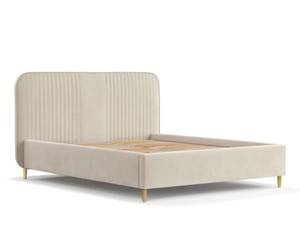 Polsterbett Livy Beige - Breite: 160 cm