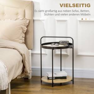 Beistelltisch Couchtisch 839-363 Schwarz - Holzwerkstoff - 43 x 60 x 44 cm