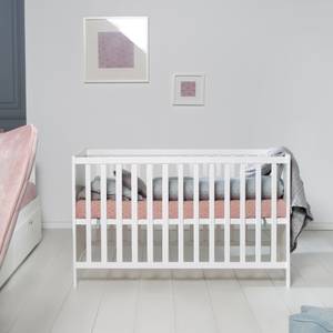 2in1 Babybett mit Matratze safe asleep® Weiß