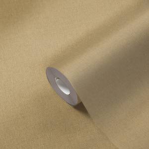 Michalsky 6 Vliestapete Uni Beige - Gold