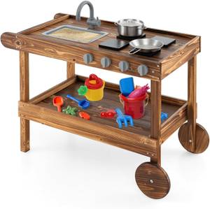 Spielküche FK569955ZMDE Braun - Holzwerkstoff - 42 x 70 x 79 cm